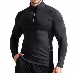 Camisetas de Compresión para Hombre, Nuevas, de Calidad, a Bajo Precio, Spandex/Poliéster 220g, Impresión Digital, Secado Rápido, Manga Larga, para Fitness y Running - Product Image 1