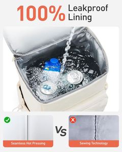 Cooler Backpack 30 Cans Lightweight <b>Insulated</b> Backpack Cooler Leak-Proof for Men and Women - Product Image 3