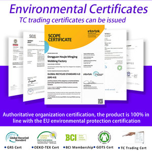 Ruộng băng cotton tùy chỉnh cao cấp màu vàng trơn, chất liệu vải tuýt, họa tiết xương cá, băng sọc, băng gai, nơ gói quà, in logo - Product Image 5