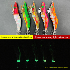 2.5 #   Esca Artificiale Luminosa <span class=keywords><strong>per</strong></span> Gamberetti, Esca <span class=keywords><strong>per</strong></span> Calamari, Esca da Pesca in Acqua Salata <span class=keywords><strong>per</strong></span> <span class=keywords><strong>Seppie</strong></span> e Calamari, Esca in Plastica - Product Image 4