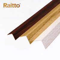 YL-E-30*30, RAITTO Pelindung Sudut Dinding Profil PVC Bentuk L untuk Dekorasi Interior Plastik Corner Bead
