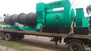 Usine de mélange à chaud d'asphalte Atlas-10 à 120 TPH Usine de mélange à tambour mobile pour la construction de routes - Product Image 2