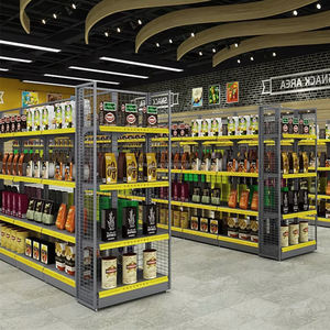 נמוך ברזל ברזל מתכת מדף נוחות חנות ציוד חנות מתנות מדפים סופרמרקט מדפים סופרמרקט מדפים סופרמרקט מדפי סופרמרקט - Product Image 4