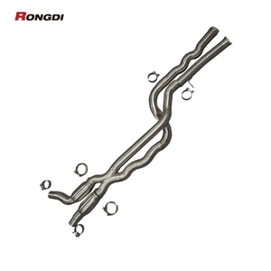 Système d'échappement intermédiaire résonné pour BMW S55 F82 F83 M4 F80 M3, échappement intermédiaire S55 à longueurs égales (2014-2019) - Product Image 1