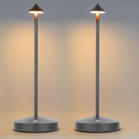 Lampe de table rechargeable sans fil pour chambre à coucher Lampe LED décorative Maison Lampes de chevet de luxe Restaurant Lampe de bureau sans fil à LED portable