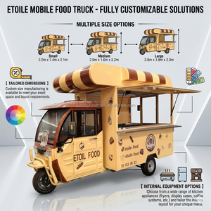 Tricycle Électrique de Restauration Déplaçable : Voiture à Trois Roues pour Snacks, Petit-Déjeuner et Vente Ambulante – Remorque Food Truck - Product Image 2