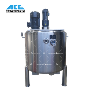 Réservoir de mélange et de brassage en acier inoxydable pour tomates avec mélangeur à cisaillement élevé sur le dessus - Product Image 1