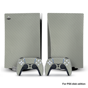 Autocollant en fibre de carbone Data Frog pour la console de manette PS5, peau pour Playstation 5 - Product Image 5
