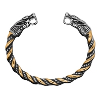 Bracelet en acier inoxydable Viking Dragon pour bracelet manchette Bracelet Viking à la mode