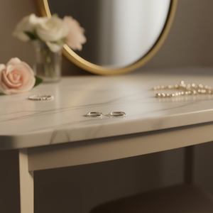 Orecchini a Cerchio E1331, Diametro Interno 5mm, Gioielli Minimalisti Unisex di Alta Qualità - Product Image 2