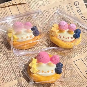 ทาร์ตไข่สตรอว์เบอร์รีแอปเปิ้ลแดง ของเล่นบรรเทาความเครียด ของเล่นเสริมประสาทสัมผัสสำหรับเด็กและผู้ใหญ่ ช่วยผ่อนคลายความวิตกกังวล - Product Image 1
