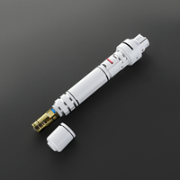 Pedang Laser Gaya Gundam Beam Saber RGB 12 Warna, Gagang Logam, Ayunan Halus, Berat, untuk Duel, Cosplay Anime, Pengiriman Langsung