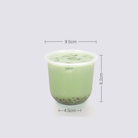 Gobelets en plastique transparents en PP durables et jetables en forme de U avec logo personnalisé pour thé au lait à bulles, smoothies (8oz-24oz) pour boissons froides