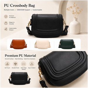 Petits sacs à bandoulière pour femmes, sacs à main décontractés en <span class=keywords><strong>cuir</strong></span> PU, sacs sous le bras pour dames avec large bandoulière - Product Image 2