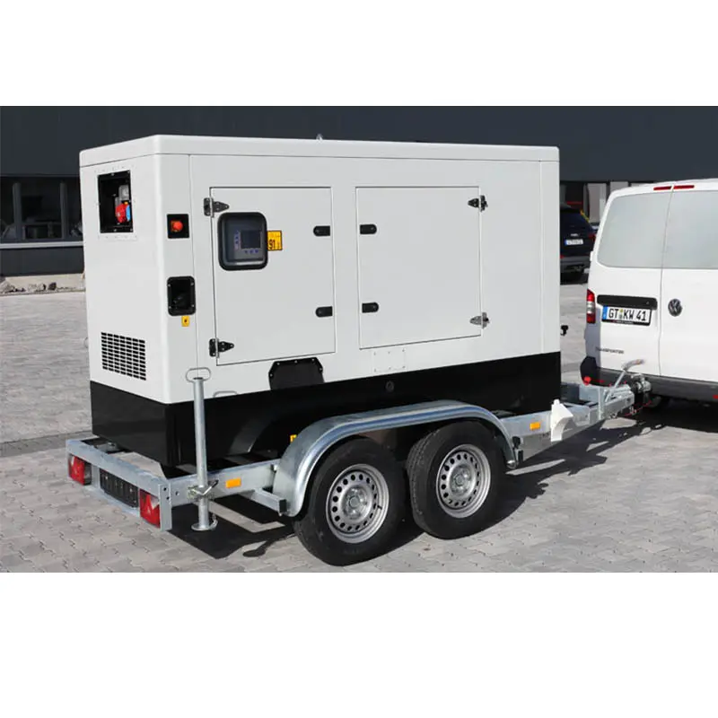 Generatore diesel mobile silenzioso da 30 kva con generatore acustico da 30 kva