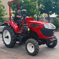 Elite 120pk 4x4 4WD Automatische Diesel Hydraulische Zware Multifunctionele Tractor met bredere radiale banden te koop. Prijs landbouwtractor.