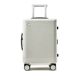 Seek luxus reise aluminium trolley gepäck mit universal räder TSA schlösser tragen auf smart koffer