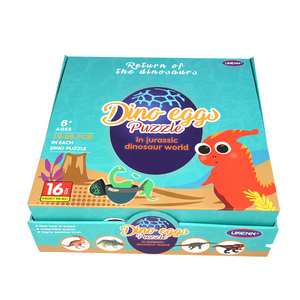 Đồ Chơi Giáo Dục Trẻ Em Câu Đố 4D Lắp Ráp Phối Cảnh Khủng Long Mô Hình 48 Mô Hình Trứng Khủng Long - Product Image 2