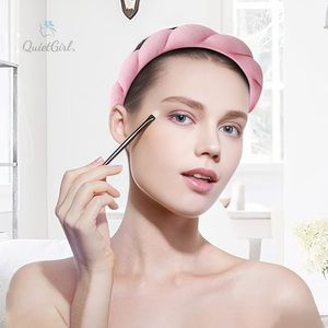 แถบคาดศีรษะสปาล้างหน้าสายรัดผมมาส์กดูแลผิวทำจากฟองน้ำสีทึบที่คาดผมปรับแต่งโลโก้ได้ - Product Image 3