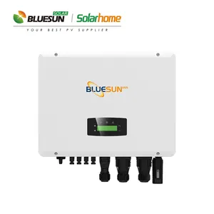 Bluesun inverter tenaga surya 15kW 20kW, toko baterai untuk kekuatan rumah, inverter hibrid off grid, sistem tenaga surya 15kW 20kW 30kw