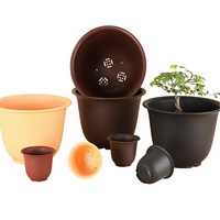 Pots de fleurs en résine pour orchidées et succulentes, style contemporain, style chinois, contrôle des racines, écologiques, pour salon et bureau