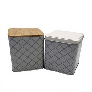 Hongli HL-0010 Factory Custom Tinplate Canister Storage Container Rectangular Metal Box Packaging Glossy Finish Luxury Tea <strong>Can</strong> - Product Image 5