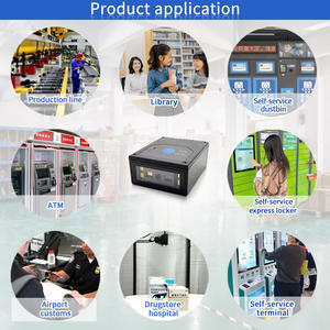 قارئ Cmos QR EMT6432Pro MRZ OCR ماسح الباركود المثبت الثابت محطة طرفية - Product Image 3