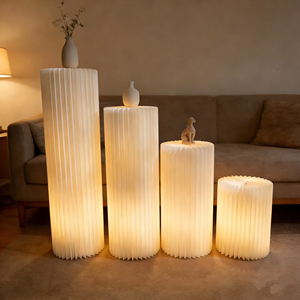 Soporte cilíndrico plegable tipo pilar romano para exhibición en mesas de postres, fiestas de cumpleaños, escaparates y decoración de centros comerciales - Product Image 3