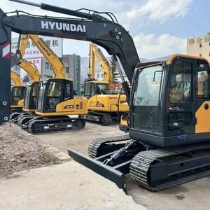 Excavatrice sur chenilles Hyundai HX80 d'occasion, importée de Corée, Hyundai HX80G/HX60G, mini-excavatrice à prix réduit - Product Image 2