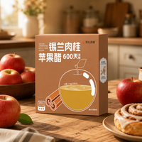 Vinaigre de cidre de pomme au Ceylan, pulpe brute, sans gras, sans additifs supplémentaires, fermenté naturellement pour une touche rafraîchissante quotidienne aux repas