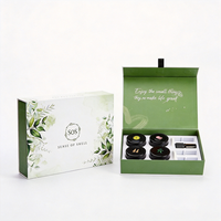 Boîtes en carton rigide de luxe avec logo imprimé personnalisé, fermeture magnétique, boîte cadeau magnétique, boîte cosmétique en papier avec insert en mousse EVA
