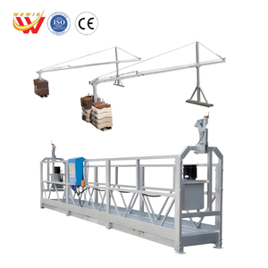 Modern Design Galvanized ZLP630 Suspended <strong>Platform</strong> for Building Facade Cleaning Work <strong>Platforms</strong> - Product Image 1