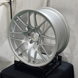Jantes forgées sur mesure 1 pièce à rayons croisés, roues forgées de luxe 5*120 5*100 5*112 5*114.3 18 19 20 Argent 8-10J pour IS GS ES Q60 - Product Image 1