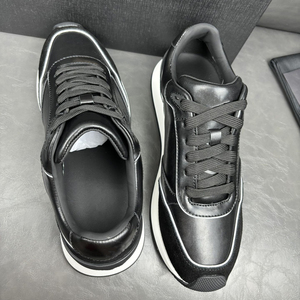 Fabrication de chaussures sur mesure de marques de luxe, chaussures en cuir pour hommes, baskets décontractées de luxe pour hommes, chaussures plates tendance - Product Image 5