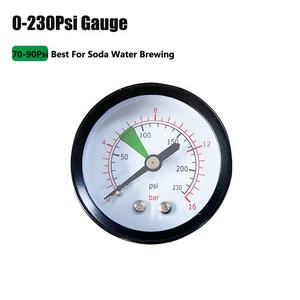 नया मसौदा उच्च दबाव दोहरी गेज बीयर शराब सोडा टैंक माउंट प्राथमिक CO2 नियामक के साथ सुरक्षा दबाव राहत वाल्व - Product Image 2