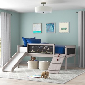 Fábrica Direta Crianças Quarto Modern Wood <span class=keywords><strong>Play</strong></span> Bunk Kids <span class=keywords><strong>Loft</strong></span> <span class=keywords><strong>Bed</strong></span> com Painéis Quadro Slide - Product Image 1