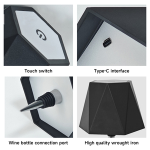 Lampada <span class=keywords><strong>da</strong></span> <span class=keywords><strong>tavolo</strong></span> Wireless Touch Control LED per sala <span class=keywords><strong>da</strong></span> pranzo camera <span class=keywords><strong>da</strong></span> letto Bar luce notturna ricaricabile Custom imballato dimensioni - Product Image 3