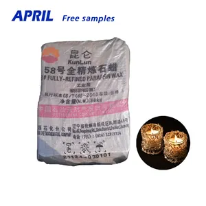 kunlun fully refined paraffin wax 56 58 60 for Candle Making paraffin wax