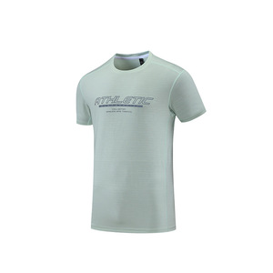 Người Đàn Ông Của Mô Hình Rắn Ngắn Tay Áo Dệt Kim T-Shirt Cho Chạy Và Đào Tạo Quần Áo - Product Image 1