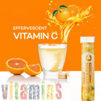 Compléments de soin de la peau à marque privée, biologiques, multi-vitamines C, Calcium, Magnésium, comprimés effervescents de Vitamine C 100mg 1000mg