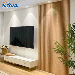 Paneles de Revestimiento de Pared WPC Modernos, Resistentes a la Humedad, Impermeables, Insonorizantes e Ignífugos para <span class=keywords><strong>Hogar</strong></span>, Oficina, Sala de Estar, Hotel y Uso Comercial - Product Image 3