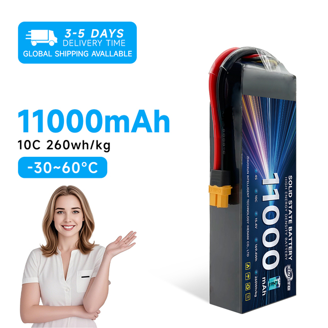 XINGTO Wholesale OEM/ODM XT60 Plug 22.2V 4S 6S UAV RC FPV Lithium Polymer Solid State Lipo Drone Battery