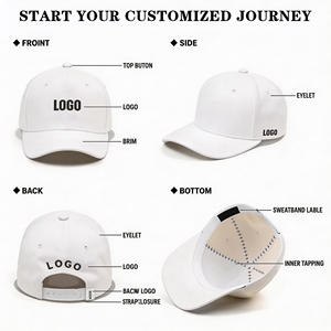 Gorra de Béisbol Bordada con Logotipo Personalizado, Gorra de Algodón Ajustable Estilo Dad Hat, Gorra Clásica con Cierre a Presión, Gorra Deportiva Unisex de Perfil Bajo para Hombre y Mujer - Product Image 3