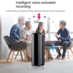 Enregistreur vocal numérique magnétique longue portée Q70 AI, 500h, contrôle par application, transcription et résumé, optimisé pour les réunions - Product Image 2