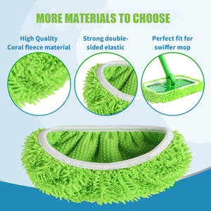 <span class=keywords><strong>Trapos</strong></span> de microfibra <span class=keywords><strong>para</strong></span> suelo, trapeador de limpieza, paños de primera calidad, cubierta de almohadillas <span class=keywords><strong>para</strong></span> barrido de suelo húmedo y seco - Product Image 2