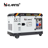 Générateur diesel monocylindre Hiearns New Model DG18000SE3 12 kW, système refroidi par air, utilise un moteur diesel de 25 ch HR998