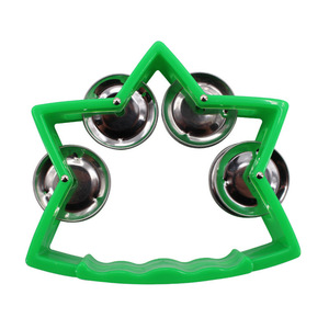 Wholesale Dance Teaching Aid Orff <b>Percussion</b> <b>Instrument</b> Five-pointed Star Bell Hand Shake Bell for Baby and Kids Performance - Product Image 5