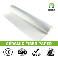 Papier en fibre céramique isolant de qualité supérieure à haute résistance diélectrique pour l'isolation électrique à haute température