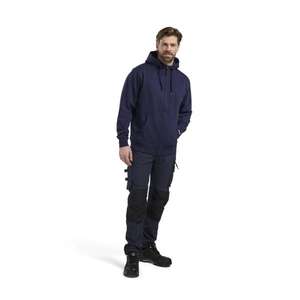 BLAKLADER - 3366104888004XL Sweat à capuche full zip Navy Blue - EAN 7330509492789 WORK HOODIES - Product Image 3
