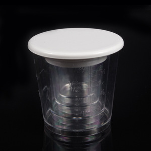 Juego de tazas medidoras con tapas, 4 piezas, resina de PC para mezclar cebo de pesca en agua dulce - Product Image 2